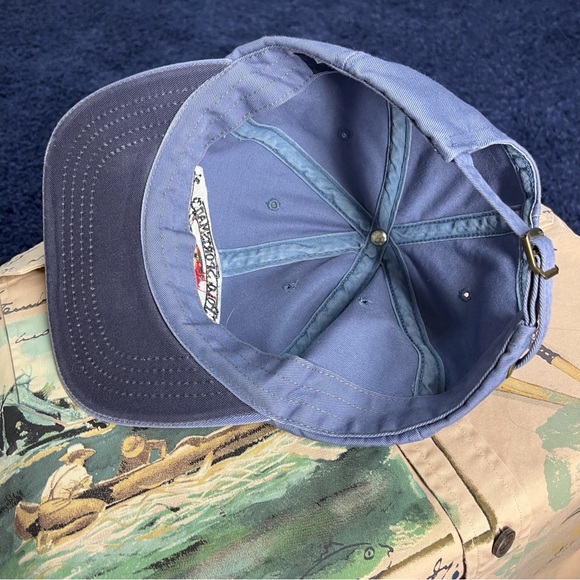 ‼️SOLD‼️ Vintage Polo Ralph Lauren Cut Throat Trout Hat Cap - Picture 8 of 10
